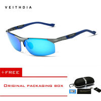 VEITHDIA 2022 NEW Aluminum Magnesium Polarized Men Coating Mirror Driving Sun Glasses oculos Male Eyewear Accessories shades