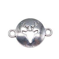 Deer Head Charms For Jewelry Making Pendant Diy Crafts Accessories