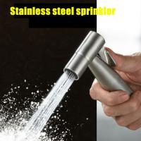 Toilet Self Cleaning Handheld Toilet Bidet Faucet Sprayer Steel Bathroom Hand Set Bidet Sprayer Punch Head No Shower