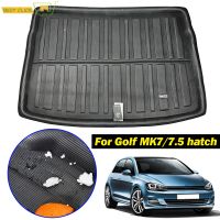 For VW Golf GTI R Mk7 Hatchback 2013 2014 2015 2016 2017 2018 Rear Trunk Cargo Mat Tray Boot Liner Floor Carpet Protector Pad