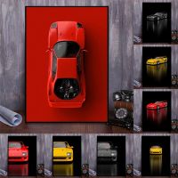 Ferrari F40 1987โปสเตอร์,รถหรูโปสเตอร์และภาพพิมพ์,ผ้าใบจิตรกรรมฝาผนังศิลปะรูปภาพ,สำนักงานที่ทันสมัยห้องนั่งเล่นตกแต่งบ้าน,เหมาะสำหรับผู้ที่ชื่นชอบรถ1007