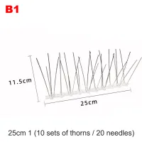 yizhuoliang ตัวแทนจำหน่ายนก Pigeon spikes ป้องกันนกพีเจ้น SPIKE สำหรับการกำจัด