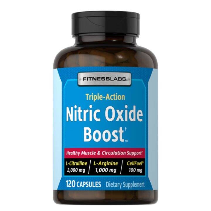 Fitness Labs Nitric Oxide Boost 120 Capsules Lazada.co.th