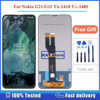 ต้นฉบับสำหรับ Nokia G21 G11 TA-1418 TA-1401จอแสดงผล LCD ที่มีหน้าจอสัมผัส Digitizer ประกอบเต็มรูปแบบด้วยเครื่องมือซ่อมแซม