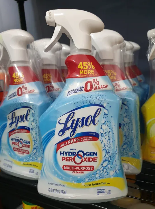 Lysol Hydrogen Peroxide MultiPurpose Cleaner น้ำยาทำความสะอาด ครัว