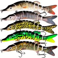 hot！【DT】 Proaovao 7-19g Swimbait Pike Wobblers Crankbait Fishing Jointed Hard Bait Sinking Isca