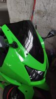 ■ ■ กระจกหน้ารถกระจกรถจักรยานยนต์ใหม่สำหรับ Kawasaki Ninja 250 EX250 R ZX250R 2008 2009 2010 2011 2012 08 09 10 11 12 EX ZX 250R