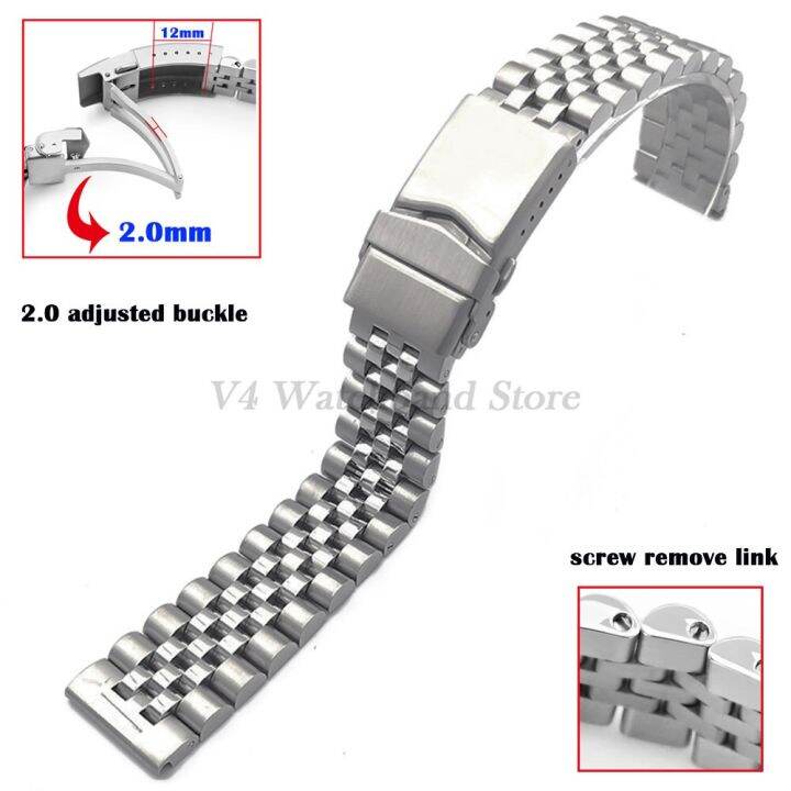 20 22 24mm steel bracelet used for Seiko Water Ghost Jubilee