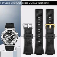 Tali Jam Tangan Silikon สเปรย์สำหรับโหลดล็อค GM-110 5553ชุดกันน้ำกันเหงื่อเรซิ่นพิเศษ Watchband16mm