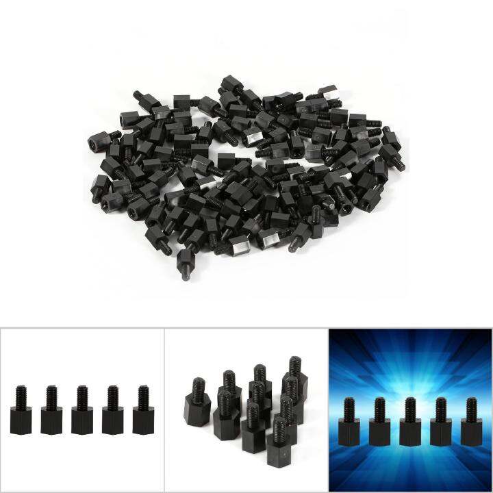 M Male Female Spacer Pack Of Black Nylon Hex Spacers Standoffs Assorted Kit Mm Mm Lazada Ph