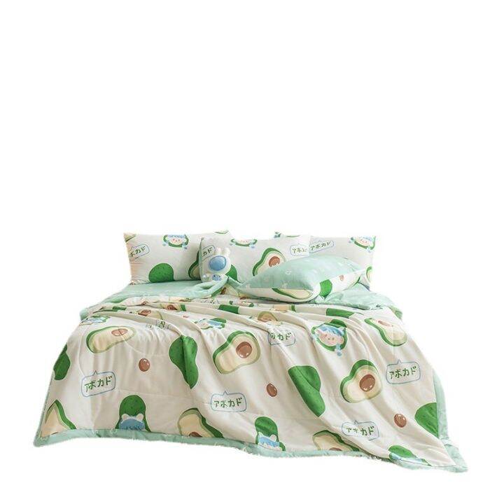 cod-factory-wholesale-pure-summer-quilt-four-piece-set-inside-and-outside-class-a-air-conditioning-maternal-child-grade-thin