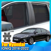 สำหรับ Hyundai IONIQ 2016-2022แม่เหล็กรถหน้าต่างม่านบังแดดโล่ด้านหน้ากระจกด้านหลังด้านข้างม่านสีอาทิตย์