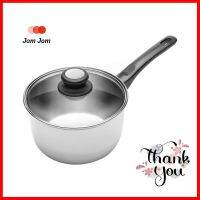 หม้อด้ามพร้อมฝาแก้ว 18 ซม. SEAGULL AURASAUCEPAN WITH GLASS LID SEAGULL AURA 18CM **ทักแชทได้ค่ะ ยินดีบริการ**