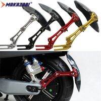 รถจักรยานยนต์อลูมิเนียมบังโคลนหลังคาร์บอนไฟเบอร์พิมพ์พลาสติก Mudguard สำหรับ YAMAHA Nmax155 TMAX 530 Xmax 300 Aerox MIO Honda Click 125i WAVE100 SONIC ฯลฯ