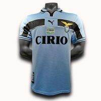 ~ เสื้อกีฬาแขนสั้น ลายทีมชาติฟุตบอล Lazio 98/00 ชุดเยือน สไตล์เรโทร