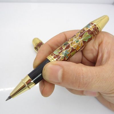 Jinxing ปากกา818 Orbs Cloisonne หัตถกรรมเครื่องเขียนสำหรับเขียนคอลเลคชั่นศิลปะ