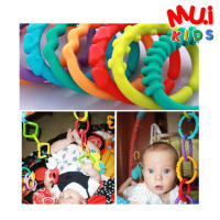 muikids ห่วงโซ่ ห่วงคล้อง ห่วงต่อ Lots of Links มีทั้งหมด 24 ห่วง ยี่ห้อ Bright Starts แบรนด์ดังจากอเมริกา