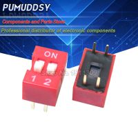 10PCS Slide Type Switch Module 2.54mm 2 Position bit Way DIP Red Pitch NEW WATTY Electronics