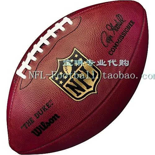 Wilson Live Enabled NFL 100 The Duke Official NFL Leather Football