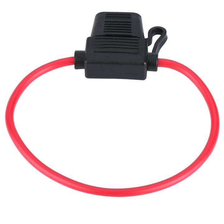 Car Fuse Holder, Blade Fuse Holder Plastic+Metal for 12V Cars Bikes
