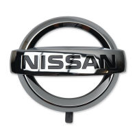 Logo โลโก้ หน้ากระจัง ตรา "NISSAN" แท้  จำนวน 1ชิ้น สีชุบ Nissan Sunny Almera นิสสัน ซันนี่ แอลมิร่า ปี 2012-2018 4ประตู สำหรับ รถเก๋ง สินค้าราคาถูก คุณภาพดี Front Logo Emblem