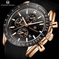 ZZOOI PAGRNE DESIGN 2022 New 45mm Mens Quartz Watch Sports Alloy 30m Waterproof Automatic Chronometer Fashion Clock Reloj Hombre