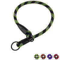 Rope Collar Adjustable Size Big Dog Collar Harness Outdoor Training Leash Convenient Supply Dog Cat lip Choke Reflective