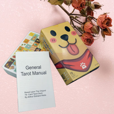 12 × 7ซม. Ladorable Divination Tarot Cards พร้อมคู่มือเหมาะสำหรับผู้อ่านไพ่ทาโรต์เก๋าหรือผู้เริ่มต้น