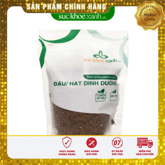 Hạt lanh nâu nhập khẩu từ ấn độ canada túi 500g - ảnh sản phẩm 1