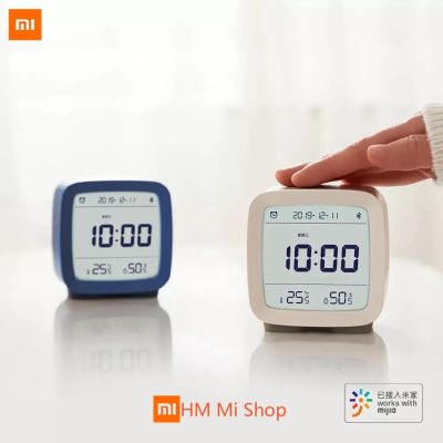 Xiaomi Qingping นาฬิกาปลุกบลูทูธ วัดอุณหภูมิ และความชื้น 3 สี f pdo