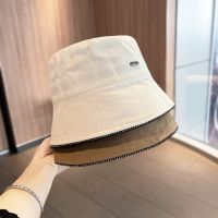 [COD] Korean version of rhinestone fisherman hat female spring and autumn fashion simple solid bucket ins all-match show face basin