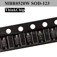 【CC】 (100pcs) MBR0520W SOD-123 1206 SMD Schottky Diode MBR0520 SOD123 (Marking B2)