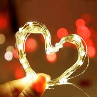 Luces LED Copper Wire Fairy Lights Battery Powered LED String Lights Party Wedding Indoor Christmas Decoration Garland Lights