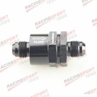 AN6 6AN Aluminium Non Return One Way Check Valve Fuel EFI Fitting Adapter Black