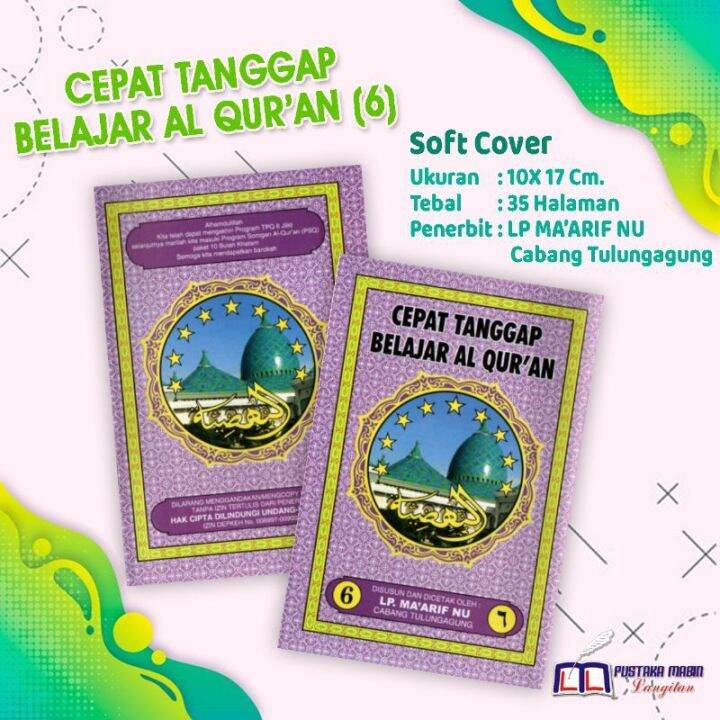 Cepat Tanggap Belajar Al Quran Jilid 6 Metode An Nahdliyah Lazada