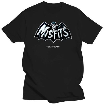 New Misfits Punk Rock Band Bat-Fiend Bat Logo MenS T-Shirt Size S To 2Xl Stylish Custom Tee Shirt