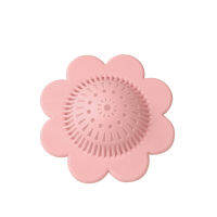 Silicone Drains Shower Room Protector Sewer Drain Cover Drain Hair Catcher With Suction Cups