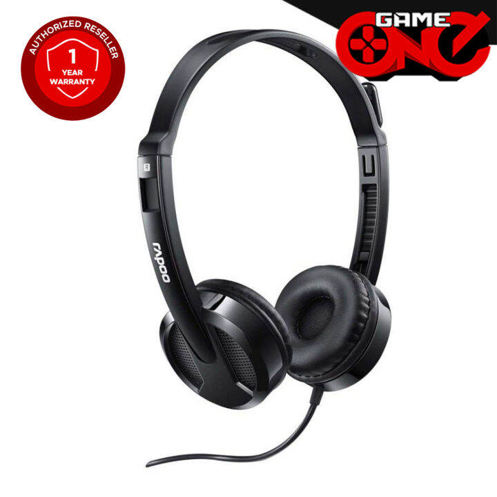 Rapoo H120 Wired Usb Stereo Headset Black Lazada Ph 2929