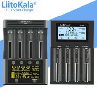 Lii-600 LiitoKala M4 18650ที่ชาร์จหน้าจอ LCD ความสามารถในการทดสอบที่ชาร์จอัจฉริยะสากล26650 18650 21700ดับเบิลเอทริปเปิลเอฯลฯ4ช่อง