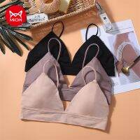 MiiOW ใหม่สุภาพสตรีชุดชั้นในเซ็กซี่ Bandeau Bra Bra Off-the-Shoulder Seamless Crop ชุดชั้นใน B0047