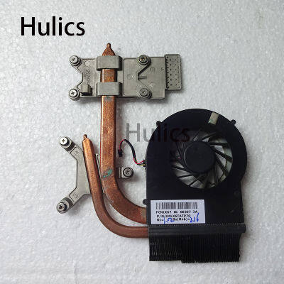 Hulics Orginal Laptop CPU Cooling radiator Heatsink and Fan for HP DV7-4000 DV6-3000 Q47 Q48 3MLX6TATP70 FCNLX67