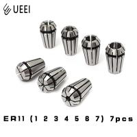 7ชิ้น ER11 1 2 3 4 5 6 7มิลลิเมตรฤดูใบไม้ผลิ C Ollet ความแม่นยำสูง C Ollet จับชุดสำหรับ CNC เครื่องแกะสลักกลึงโรงงานเครื่องมือ