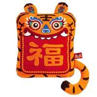 Tiger Pillow Doll New Year Gift of the Year of the Tiger Zodiac Year Living Room Sofa New Chinese Pillow