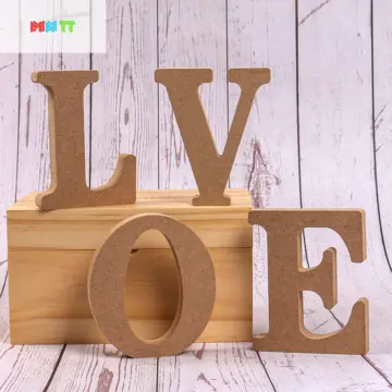 Shop Artificial Wood Letters Home online