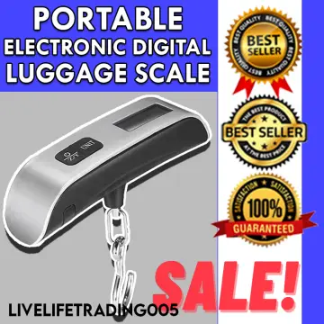 50KG DIGITAL TRAVEL PORTABLE HANDHELD WEIGHING LUGGAGE SCALES