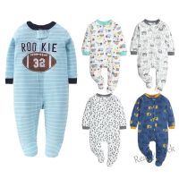 【Ready Stock】 ■♙ C22 Newborn Baby Pajamas Zipper Cotton Clothes Baby Jumpsuit Infants Girl Outfit Romper Boy Childrens Clothing