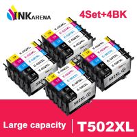 INKARENA T502XL 502 502XL Full Ink Cartridge With Chip Compatible For Epson XP5100 Xp5105 WF2860 WF2865 Printers