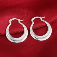 Wholesale women lady wedding beautiful lovely silver color cute Earring Jewelry nice factory price free shipping JSHE077