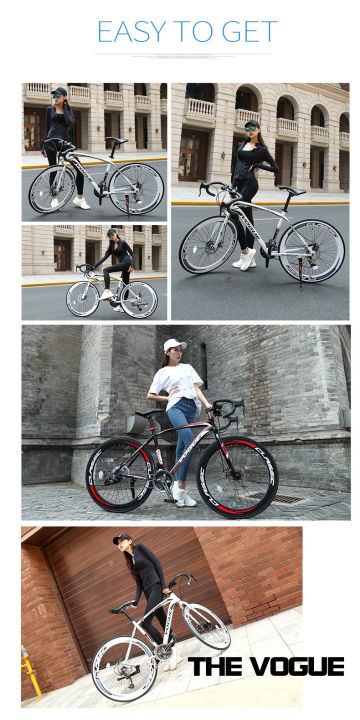 จักรยานเสือภูเขา-21-speed-มีเกียร์-จักรยานฟิกเกียร์-เสือหมอบ-ขนาดเฟรม-49-cm-ล้อ-26-นิ้ว-ขอบ-40-มิล-เฟรมเหล็ก-ขนาดยาง-700x23-c