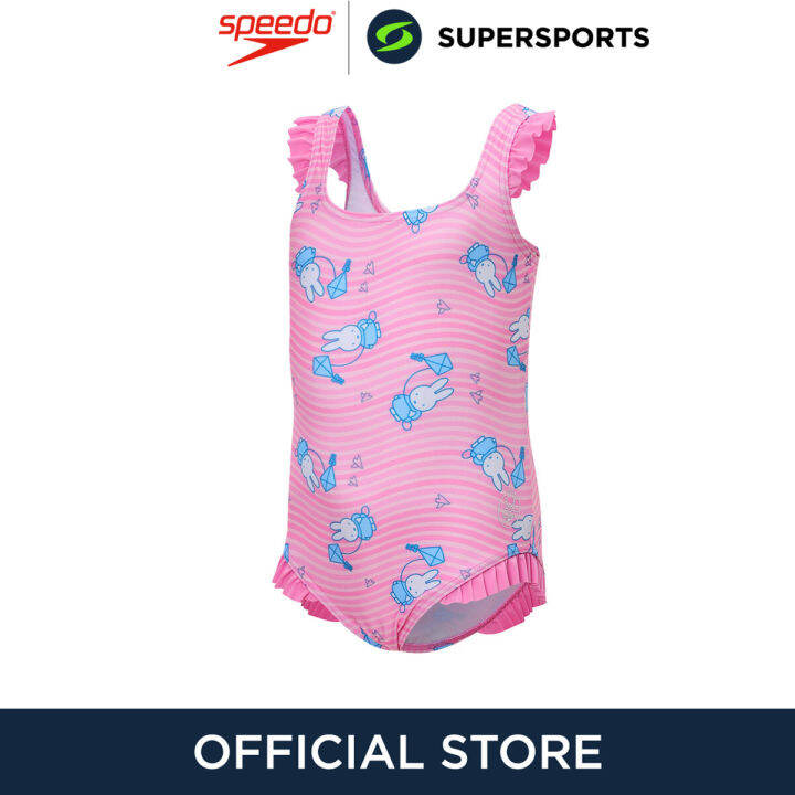 Speedo Miffy Frill ชุดว่ายน้ำเด็กผู้หญิง Th